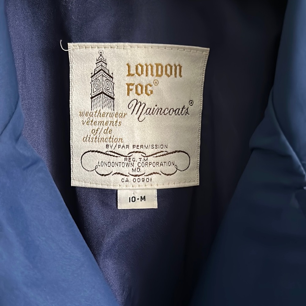 Original 80’s London Fog Trench Coat size M